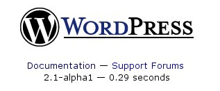 WordPress 2.1-alpha1