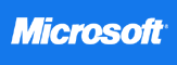 Logo actual de Microsoft, en azul