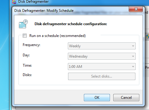 Guía SSD: Desactivar el Defrag Schedule